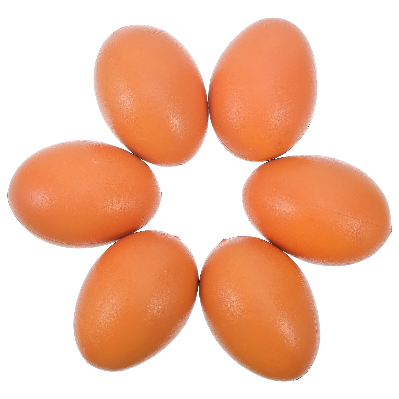 Easter Craft Embellishment Set - 6-teiliges Set aus bemalten Kunststoff-Ostereiern, DIY-Set