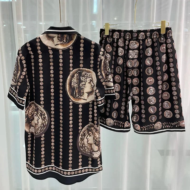 Embellish Knit - Ropa Hombre Royal Luxus Herren Hemd-Sets