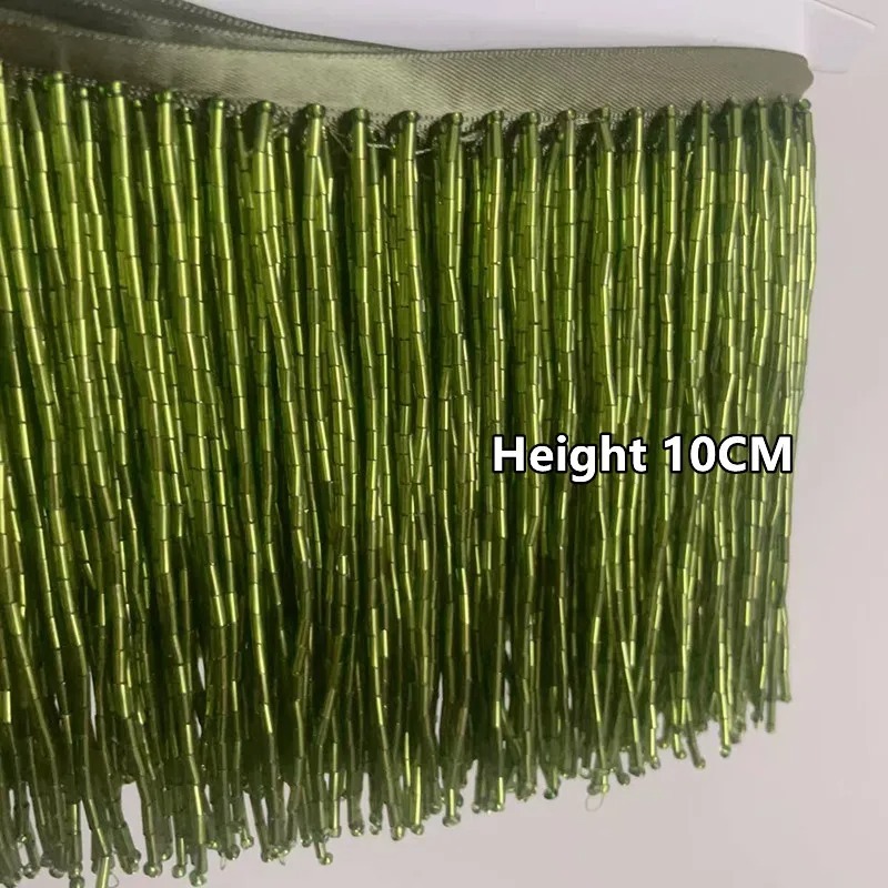 10CM Silber-Rote Perlenrohr-Qu – Tassel Fringe Trim Bewertung und Preis