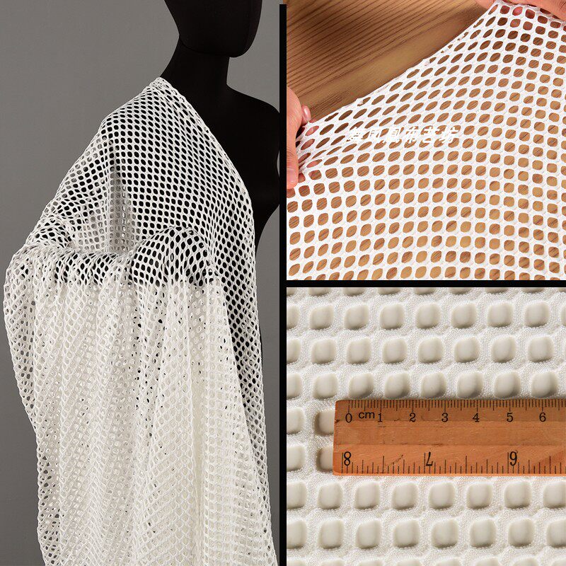 4-Wege-Stretch-Stoff mit weich – Crystal Mesh Fabric Bewertung und Preis